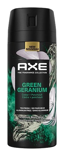 Green Geranium by Axe