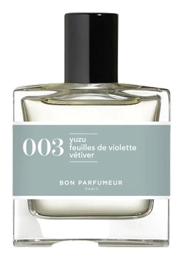 003 yuzu feuilles de violette, vétiver by Bon Parfumeur