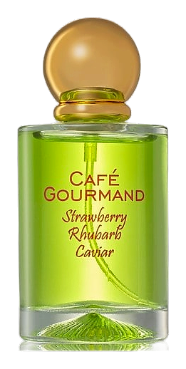 Strawberry Rhubarb Caviar by Brocard