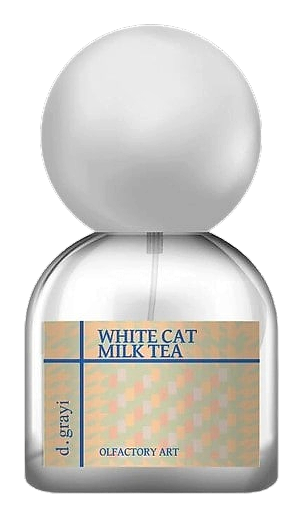 White Cat Milktea by d.grayi