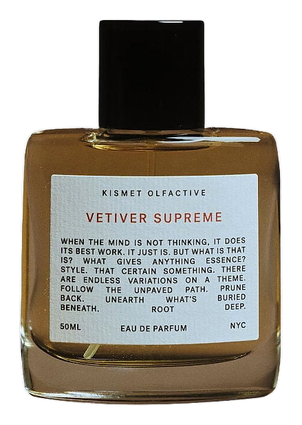 Vetiver Supreme by Kismet Olfactive