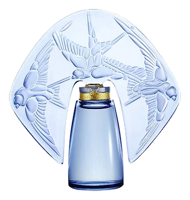 Lalique de Lalique Hirondelles Crystal Flacon by Lalique