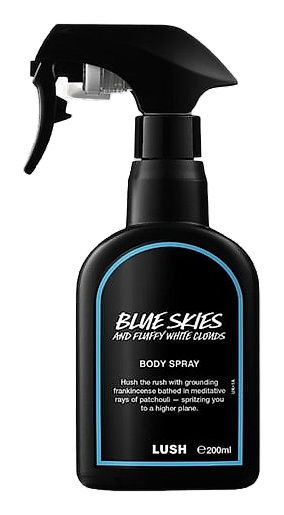 Blue Skies And Fluffy White Clouds Body Spray by Lush