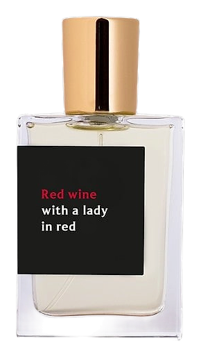 Red Wine with a Lady In Red by Proad