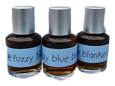Fuzzy Blue Blanket by Skye Botanicals