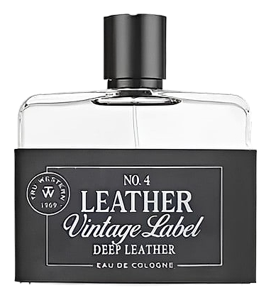 Leather Vintage Label Deep Leather No. 4 by Tru Western