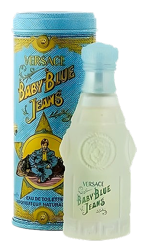 Baby Blue Jeans by Versace