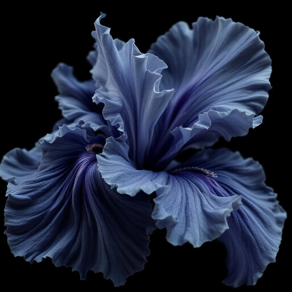 Chinese iris concrete
