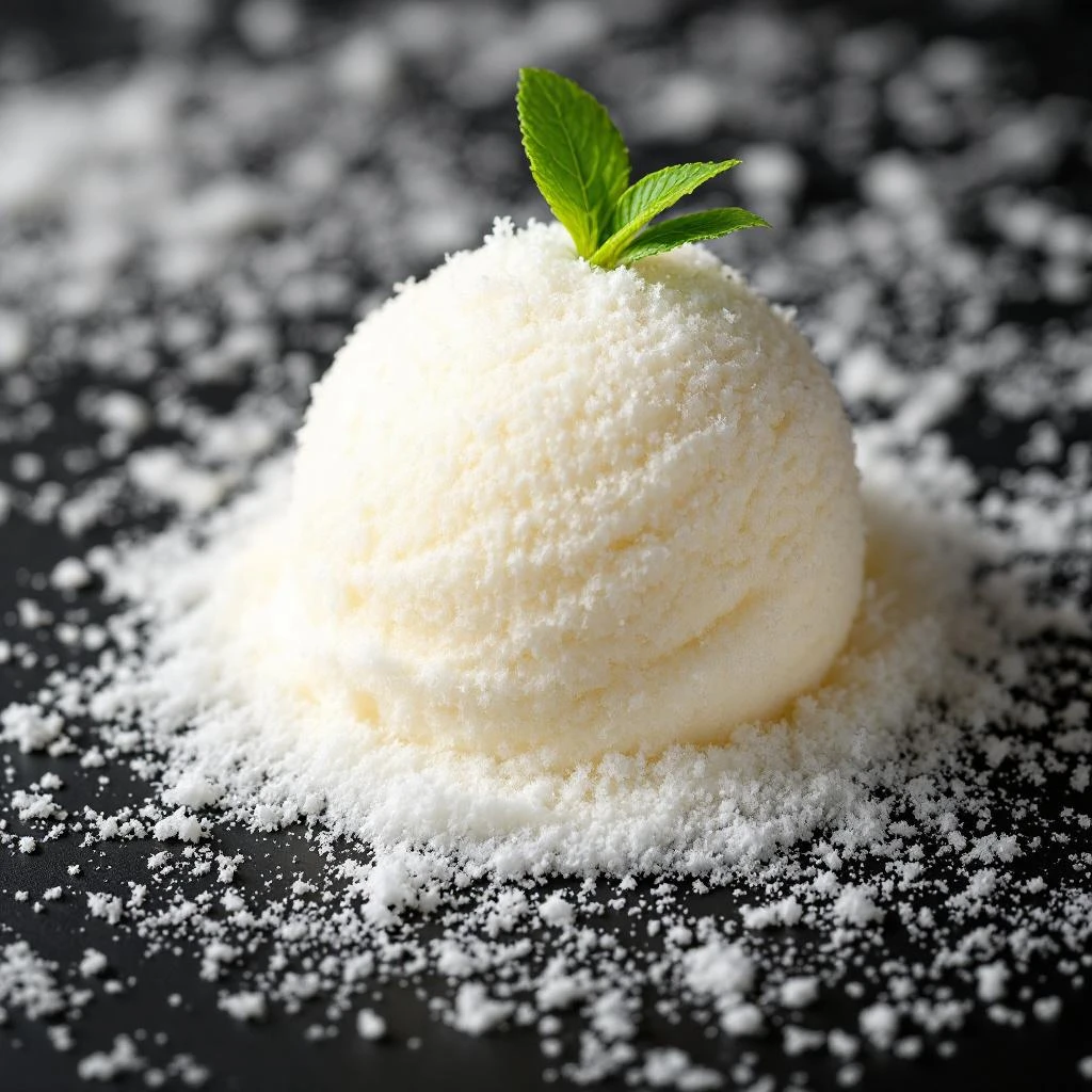 Coconut sorbet