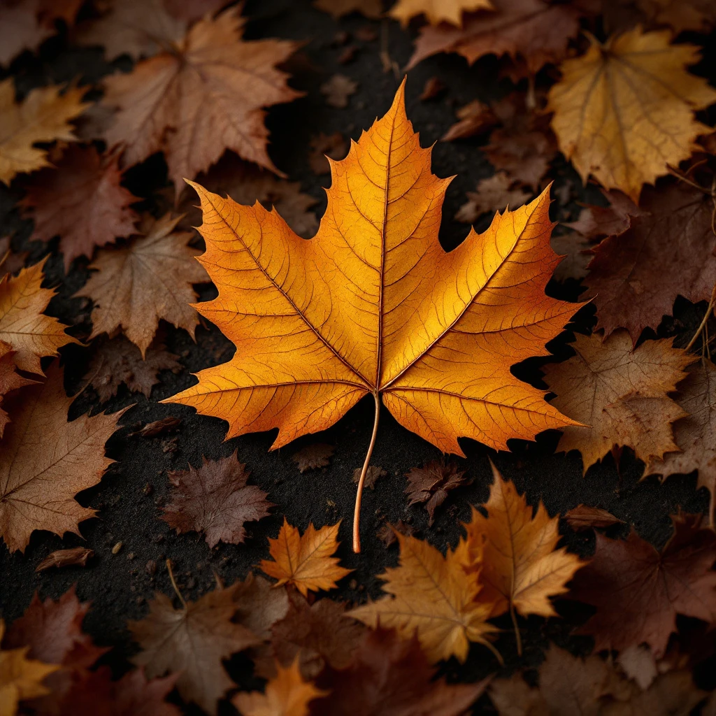Dried Fallen Leaves