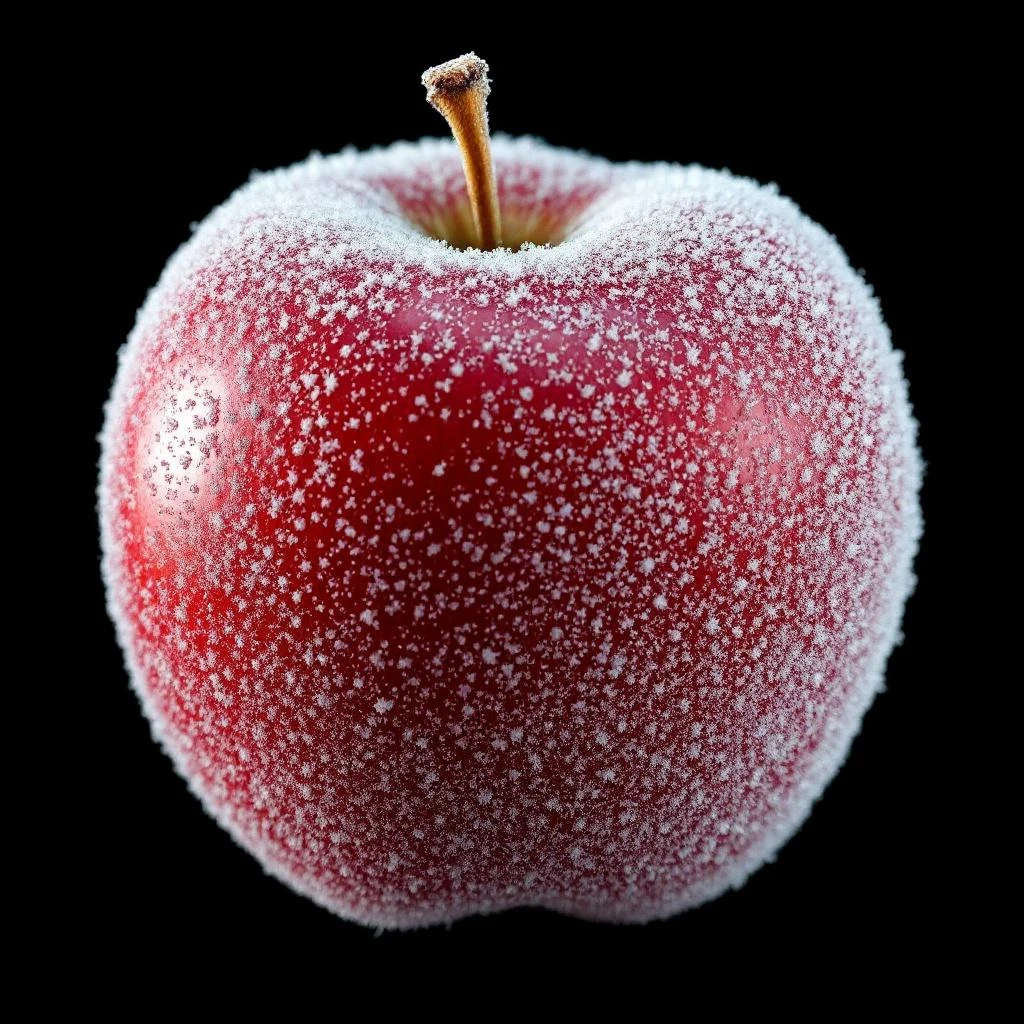 Frosted apple