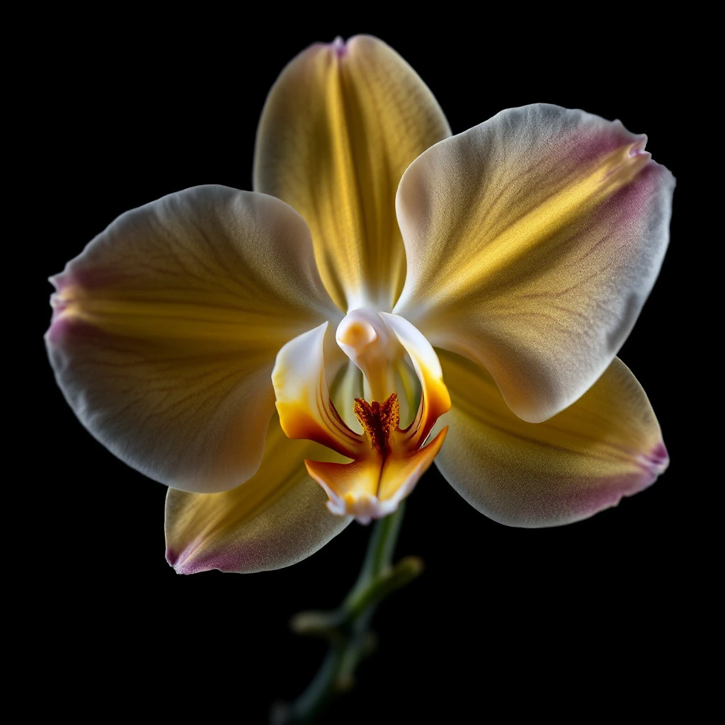 Gold orchid