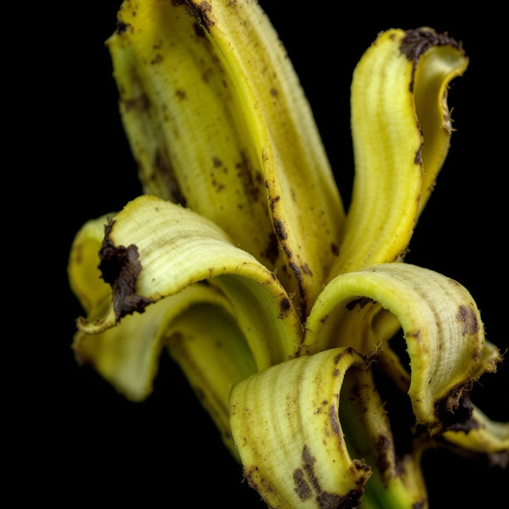 Green banana peel