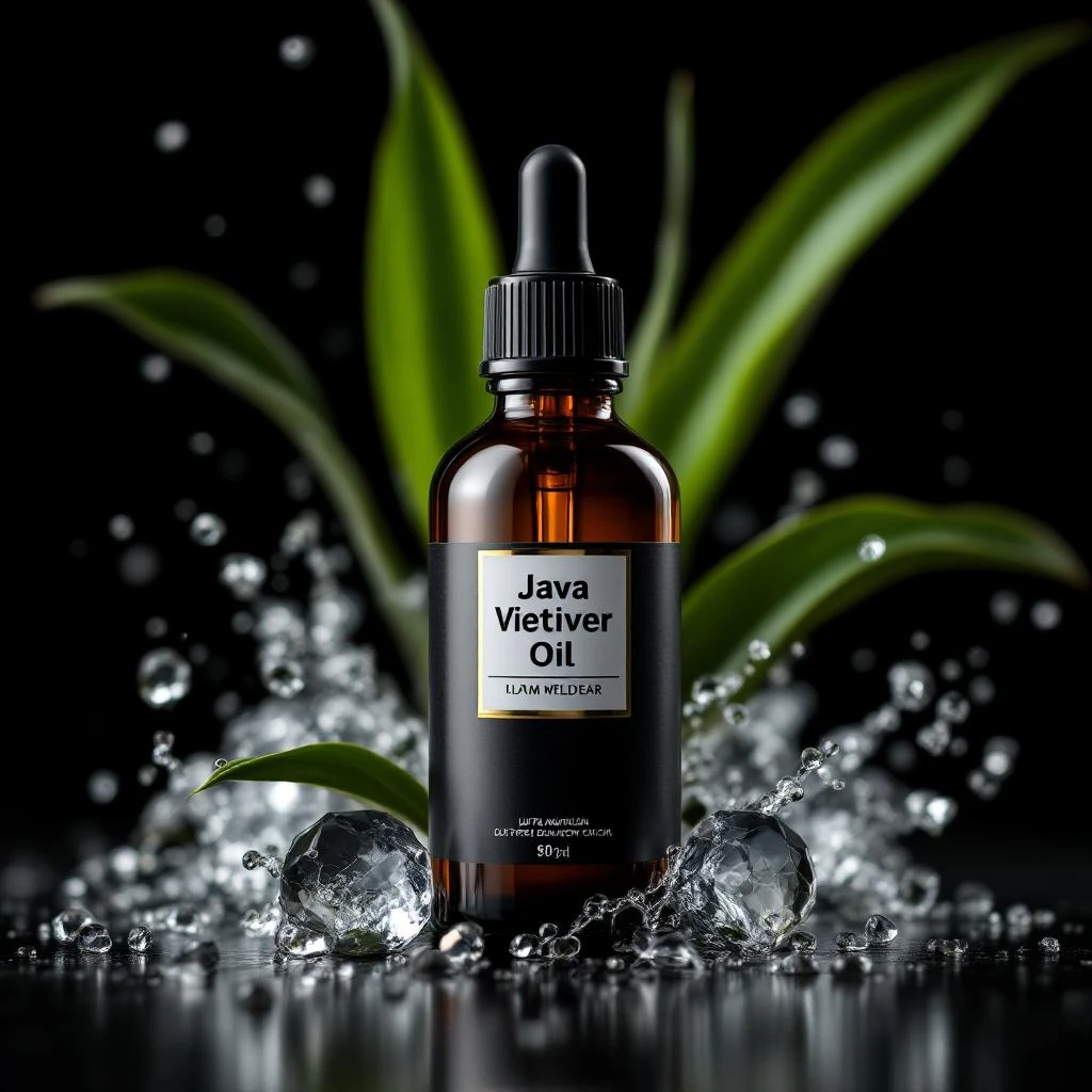 Java Vetiver Oil, a natural fragrance ingredient
