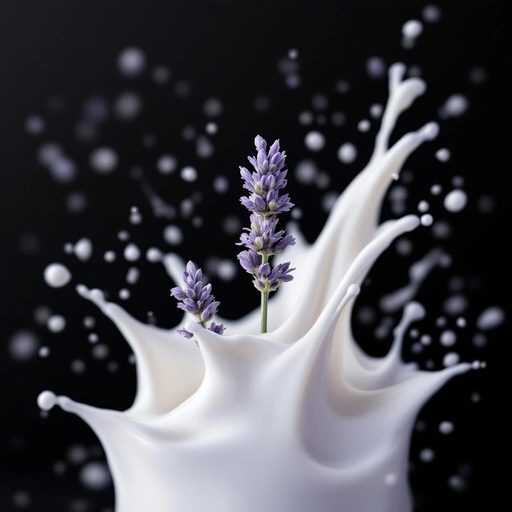 Lavender milk