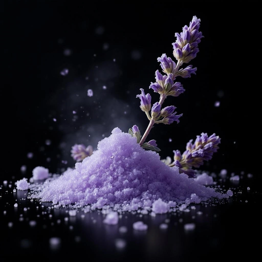 Lavender sugar