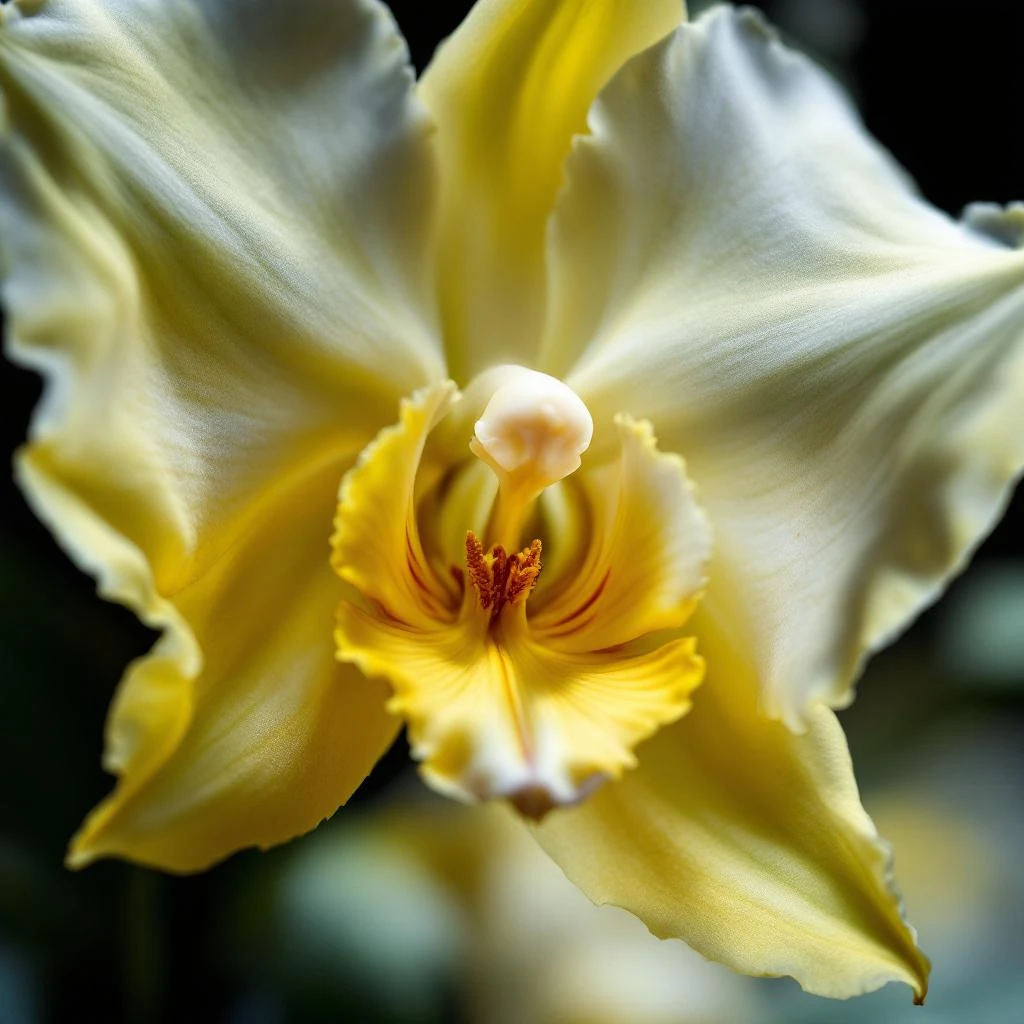 Madagascar vanilla orchid