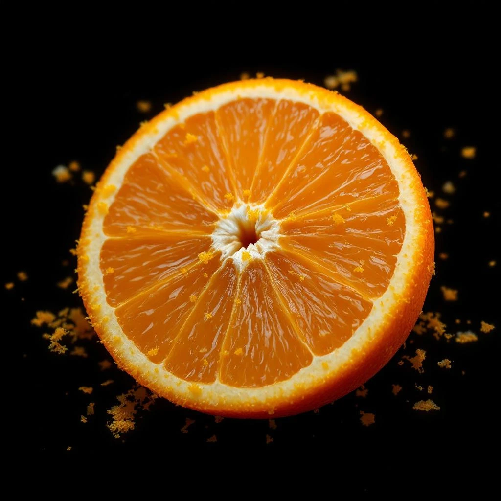Mandarin orange zest