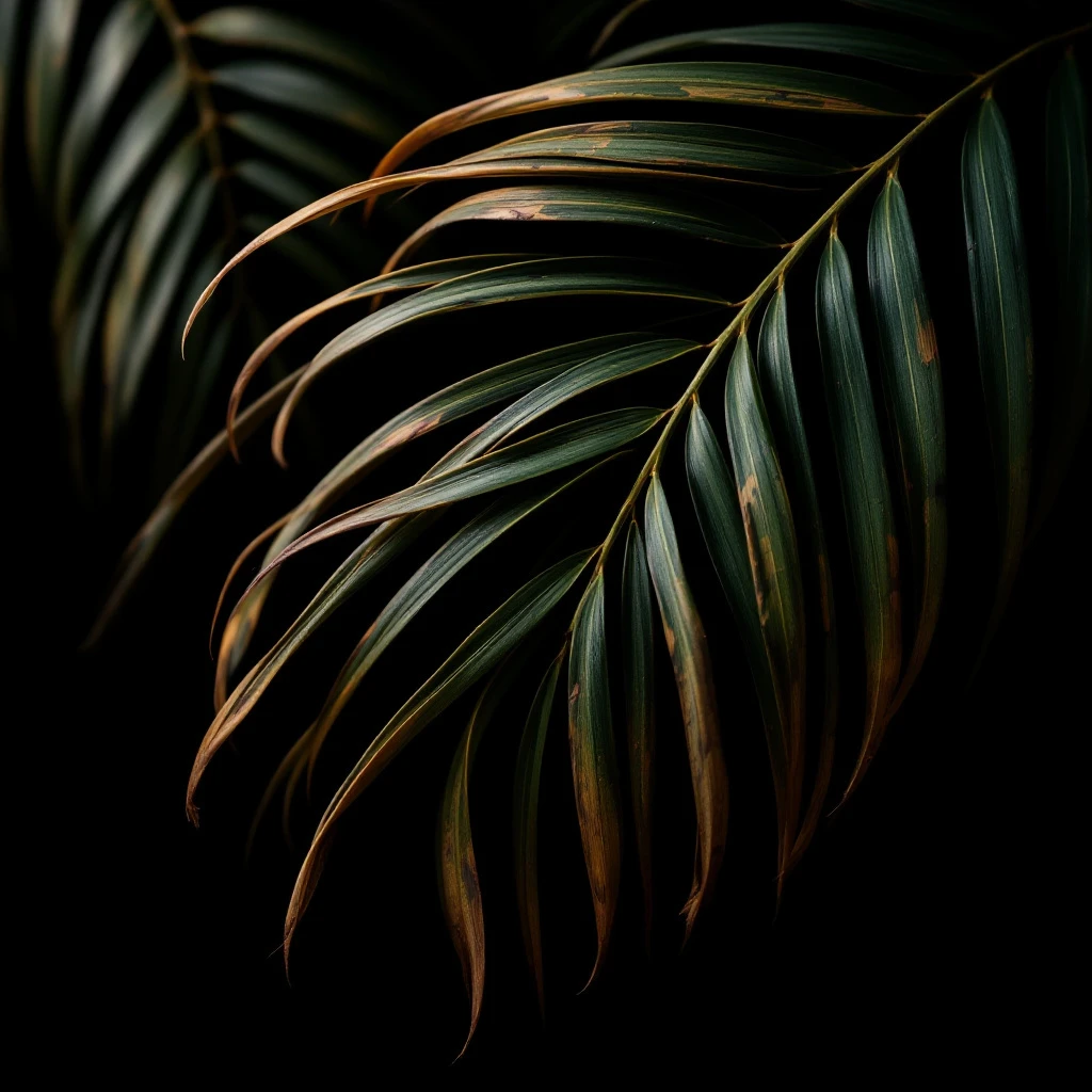 Palm tree wood