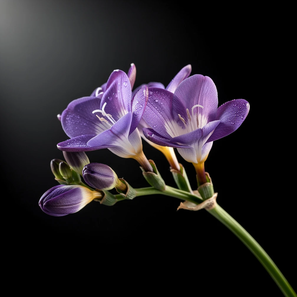 Purple freesia