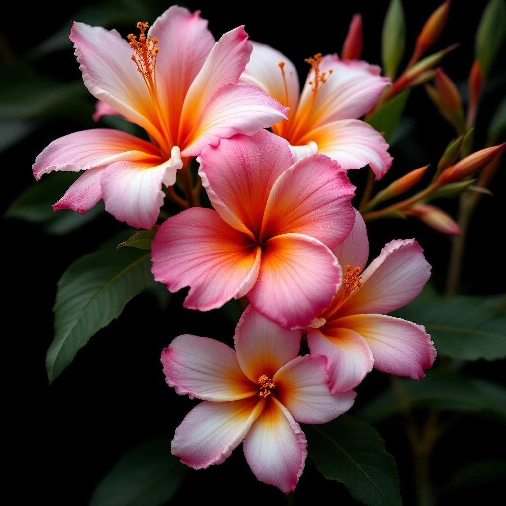 Tropical blossoms