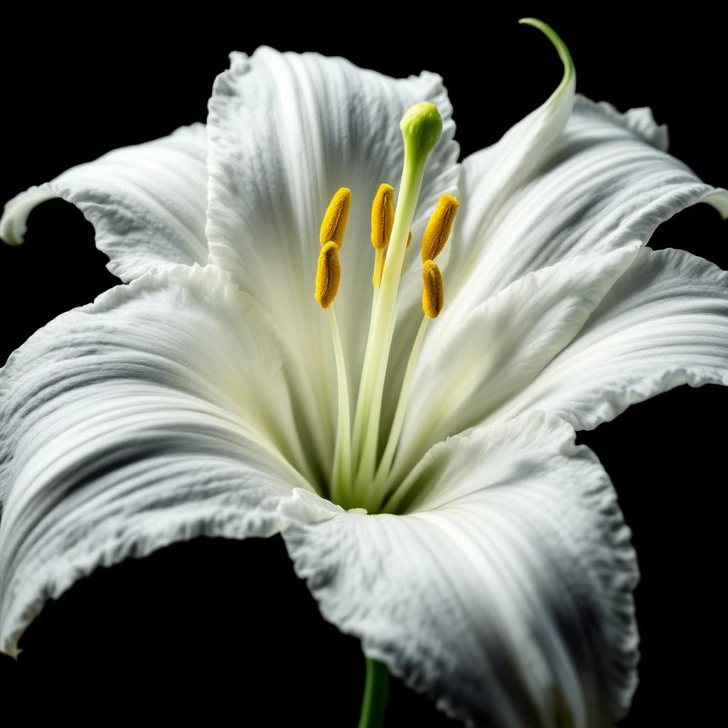 White Ginger Lily