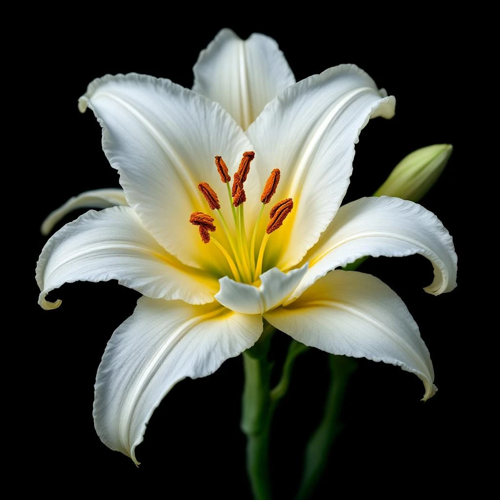 White gingerlily
