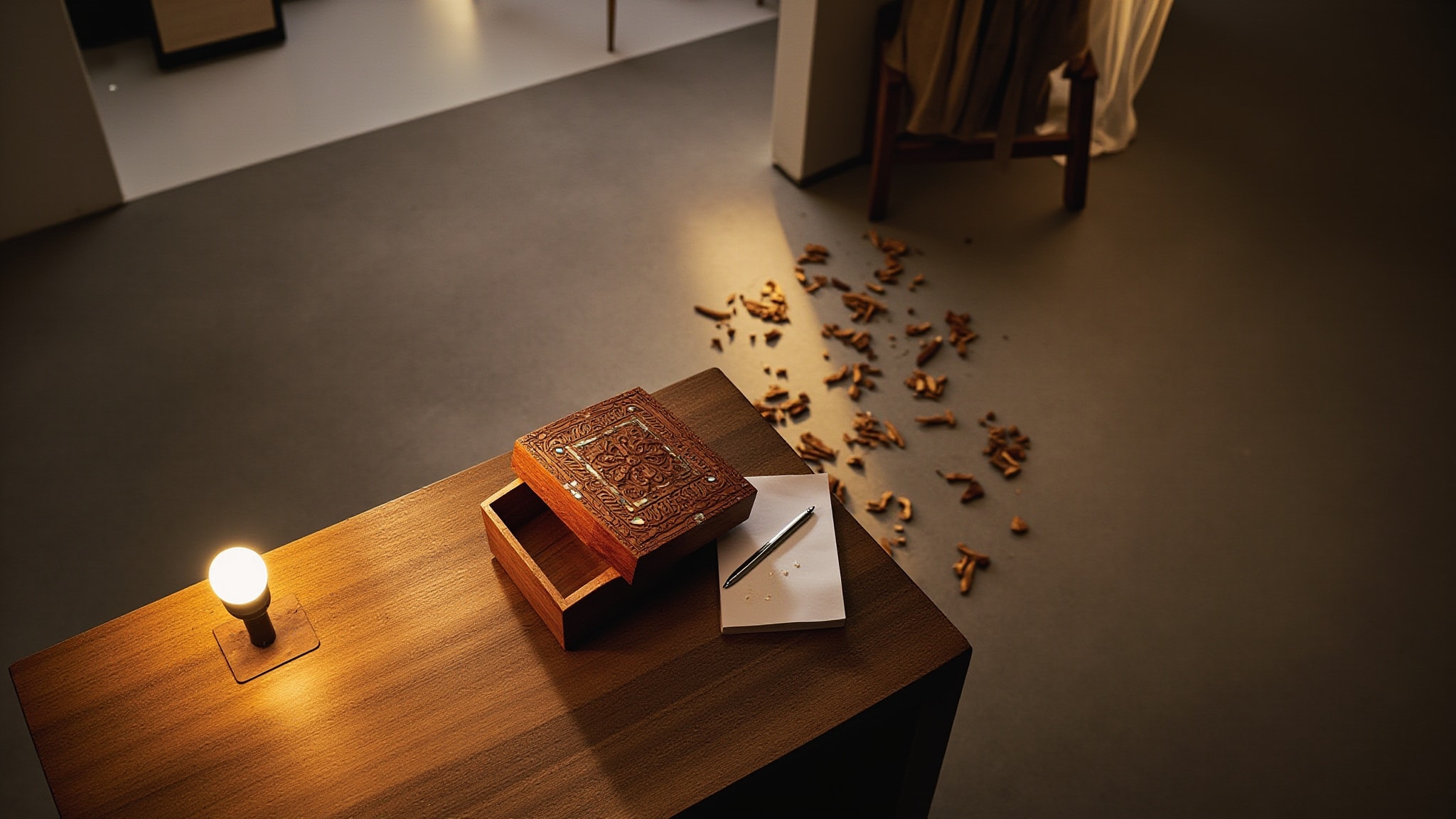 The Buddhawood Box by 4160 Tuesdays. Atmospheric mood
