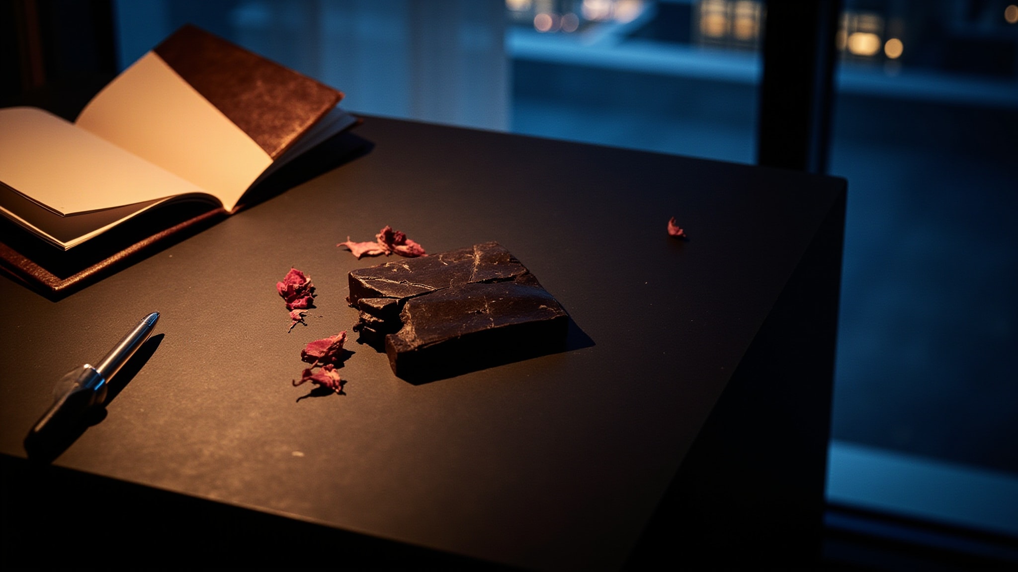 Chocolate, Rose & Oud by Aaron Terence Hughes. Atmospheric mood