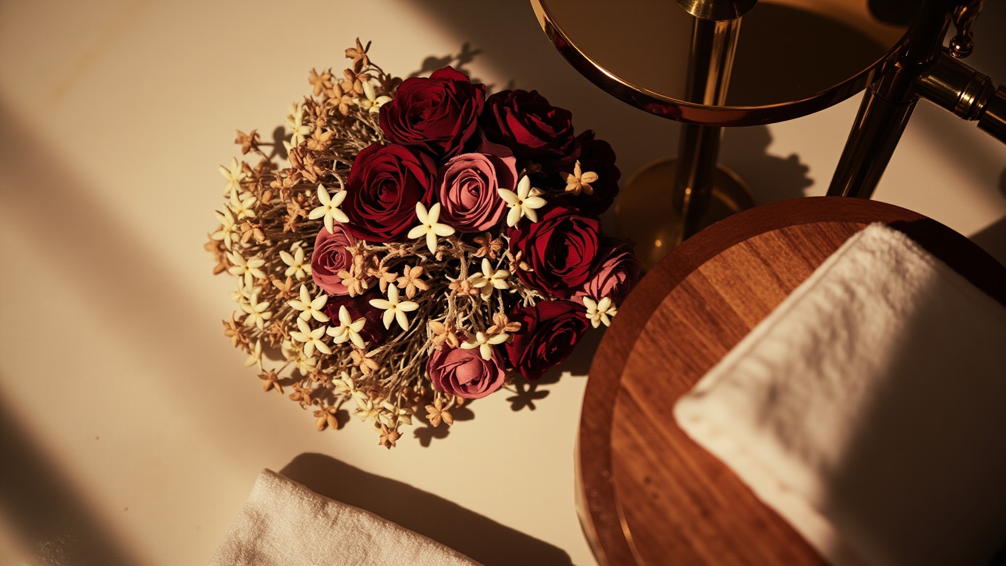 Jasmine Roses by Abdul Samad Al Qurashi. Atmospheric mood