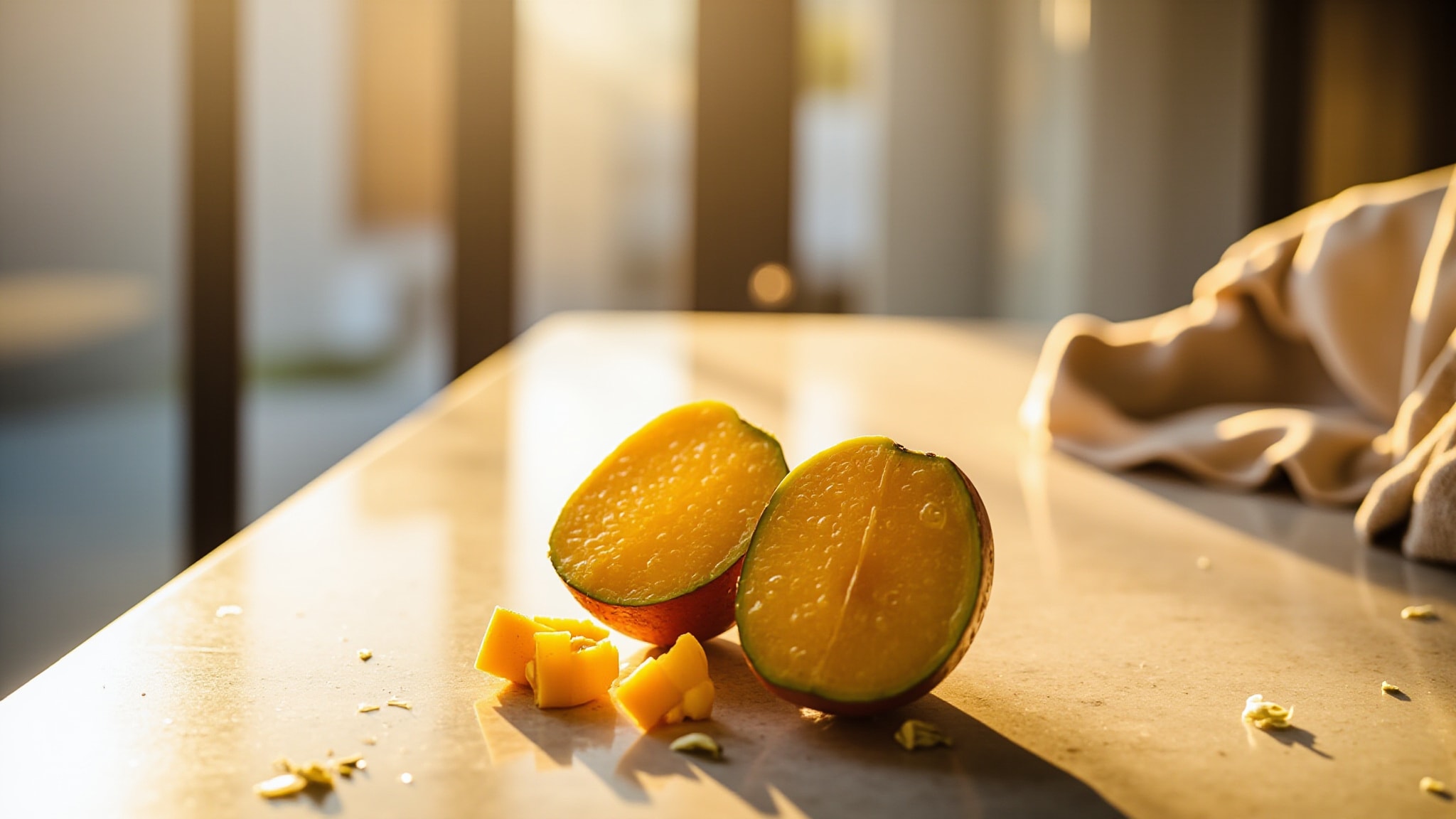 Mango Palmarosa by Adolfo Dominguez. Atmospheric mood