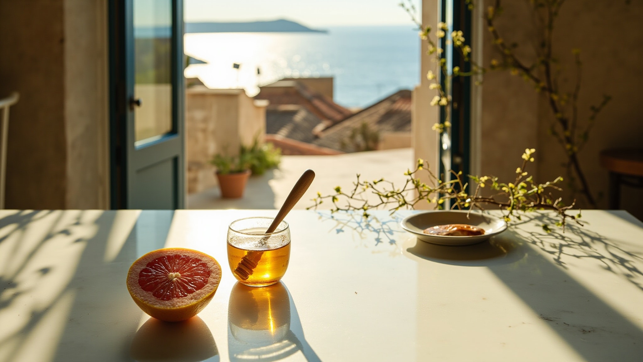 Mediterranean Honeysuckle In Bloom by Aerin. Atmospheric mood