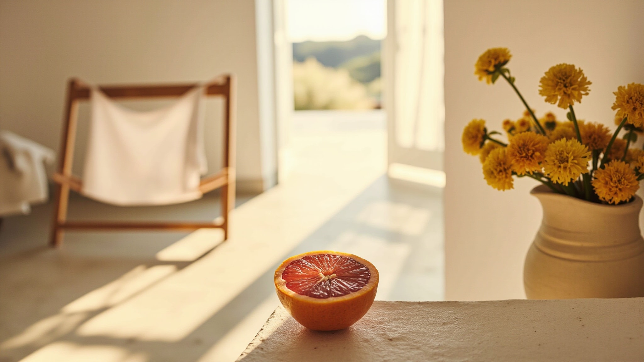 Mediterranean Honeysuckle Mimosa by Aerin. Atmospheric mood