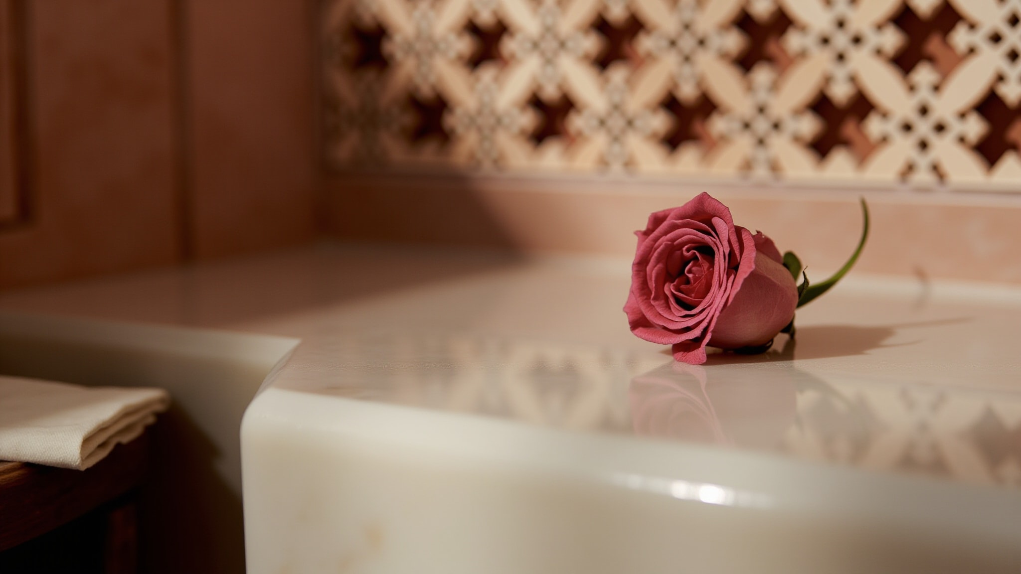Attar of Roses by Ahmed Soliman. Atmospheric mood
