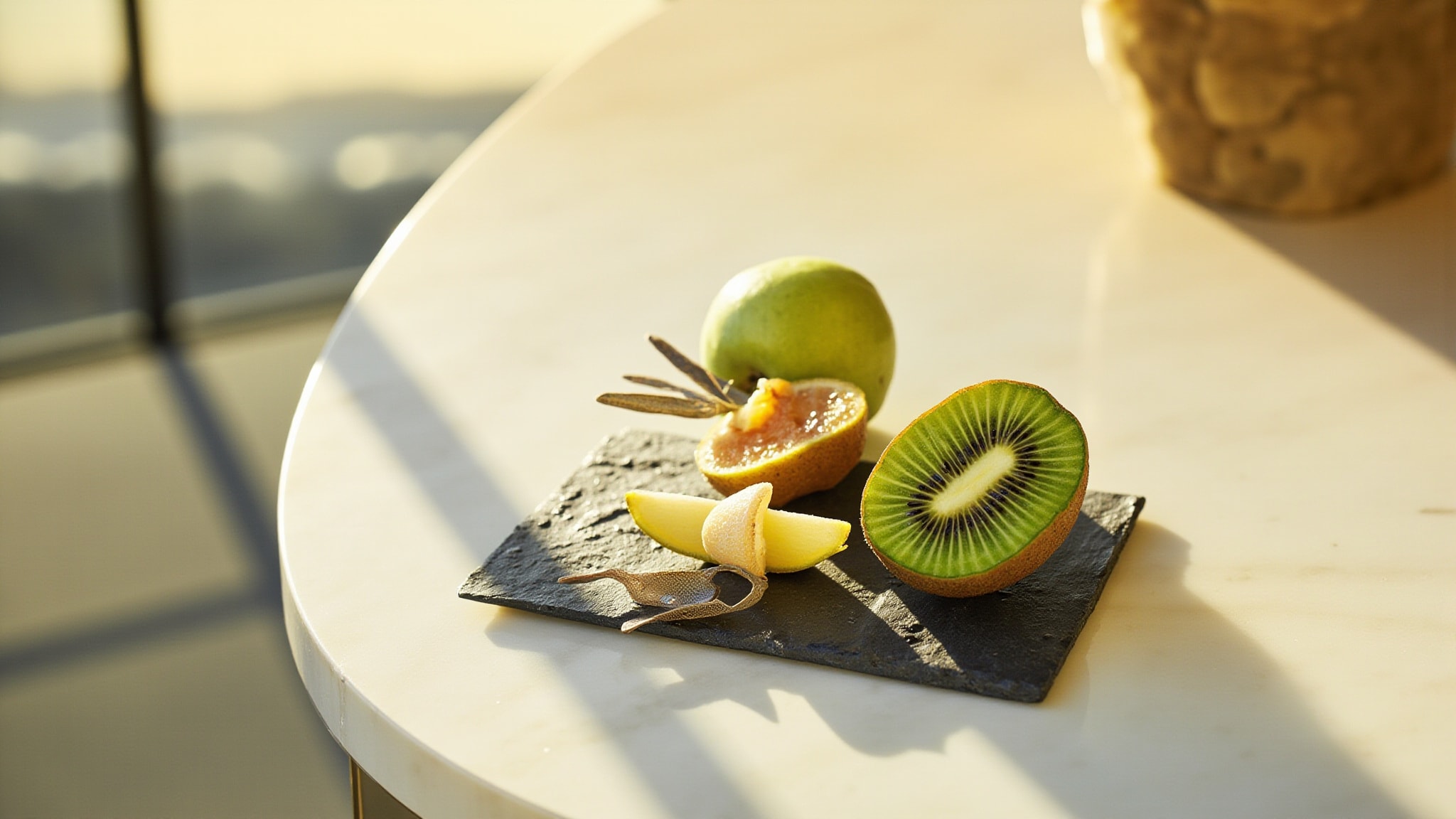 Kiwi Tart by Ahuja. Atmospheric mood