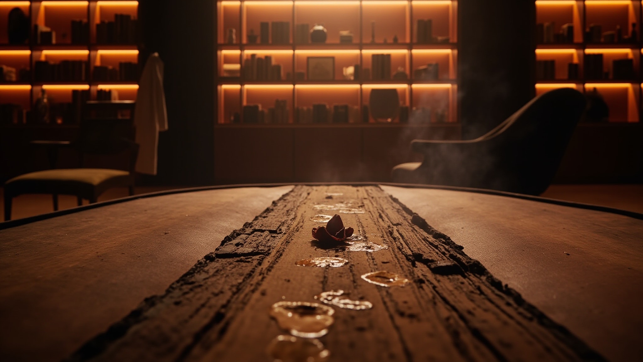 Mukhallat Dahn Al Oudh Moattaq by Ajmal. Atmospheric mood