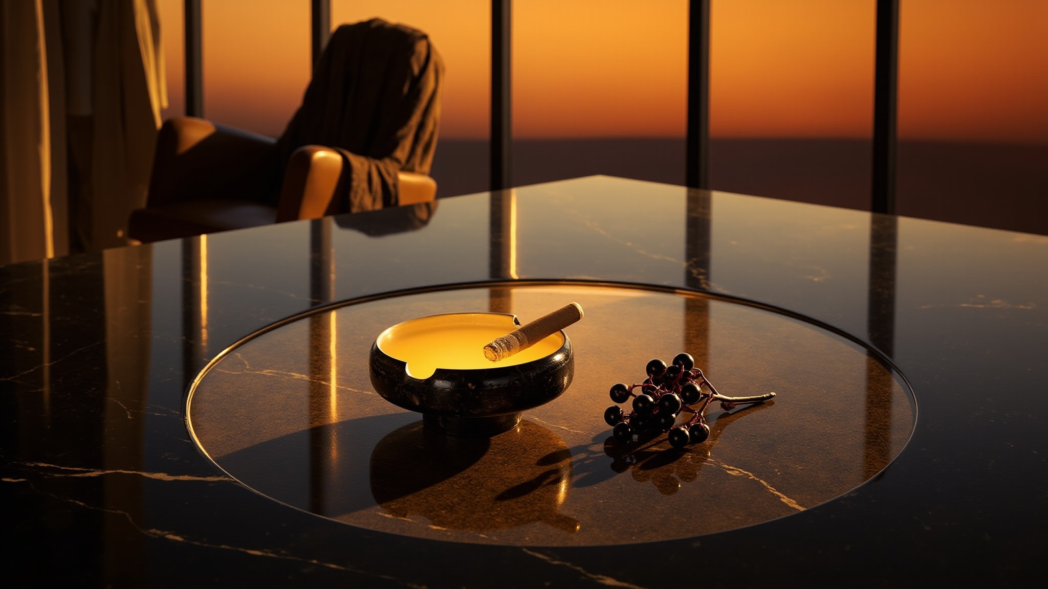 Smart Black Orchid by Al Musbah. Atmospheric mood