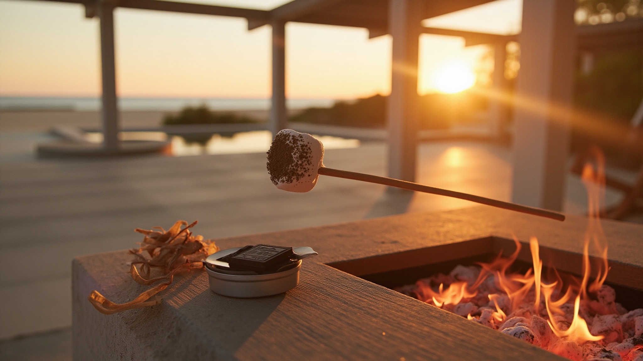 Beach Bonfire by Alchemic Muse. Atmospheric mood