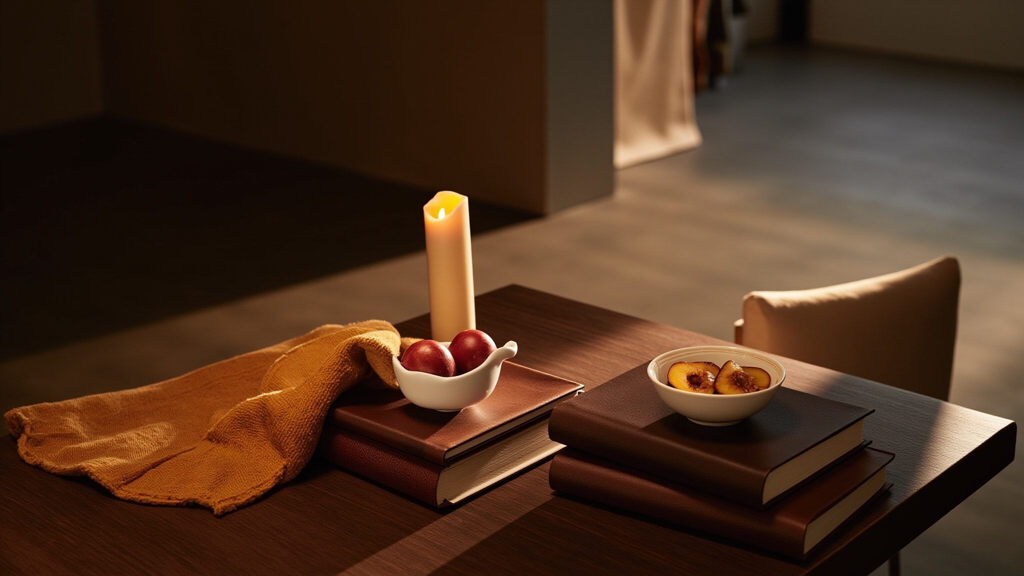 Ambery Saffron by Dossier. Atmospheric mood
