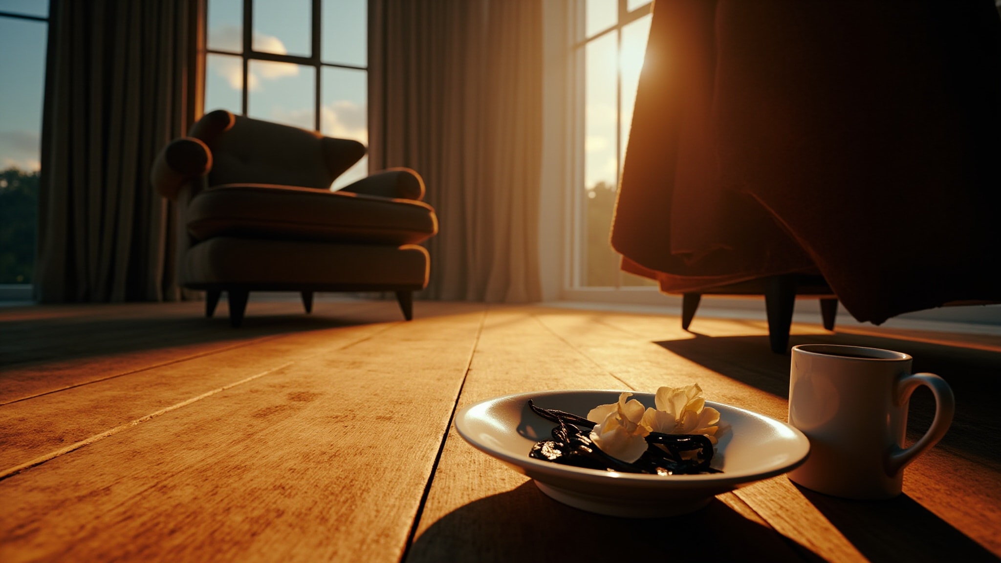 Ambery Vanilla by Dossier. Atmospheric mood