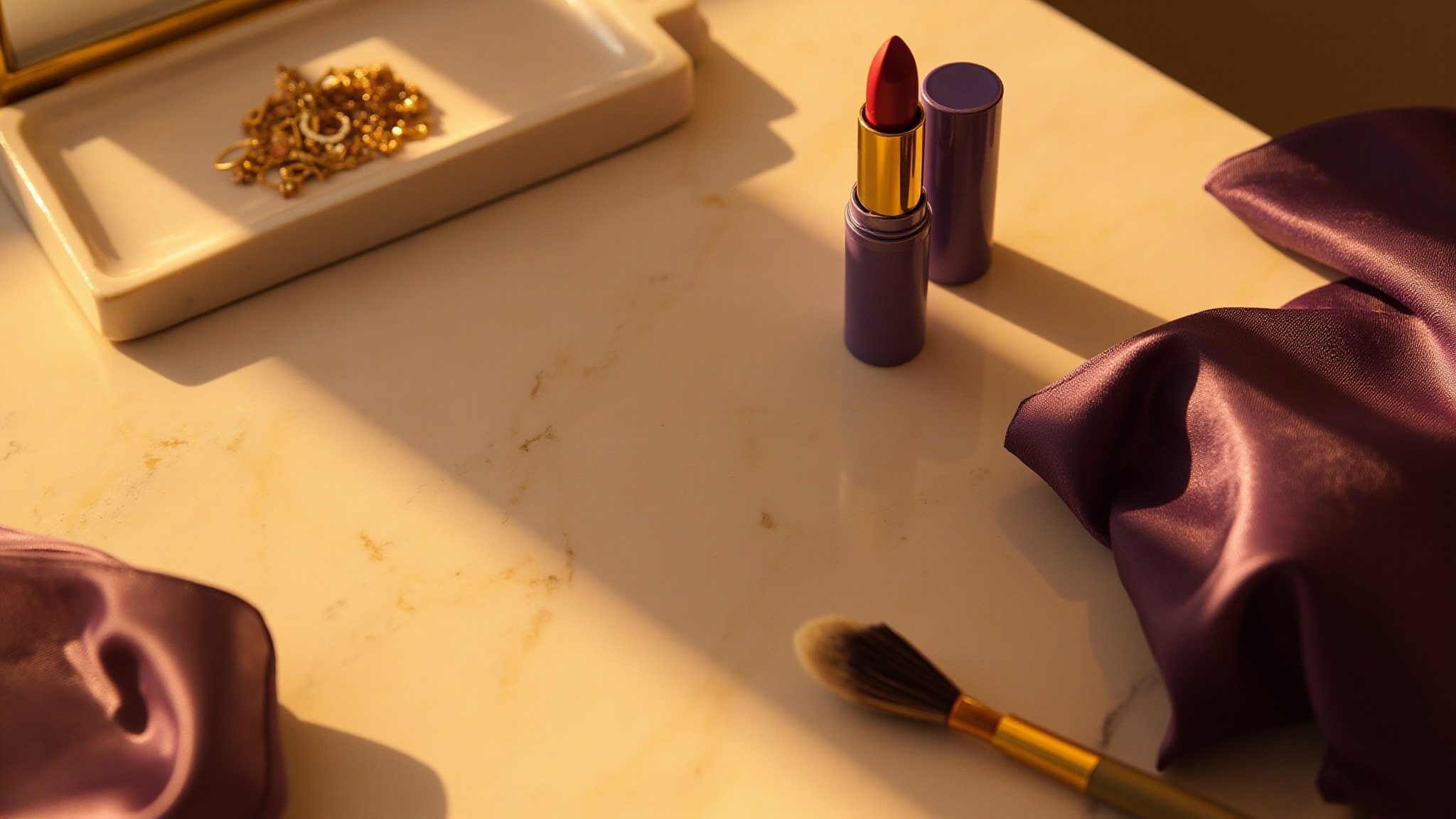 Silky Lipstick by Amira Parfums. Atmospheric mood