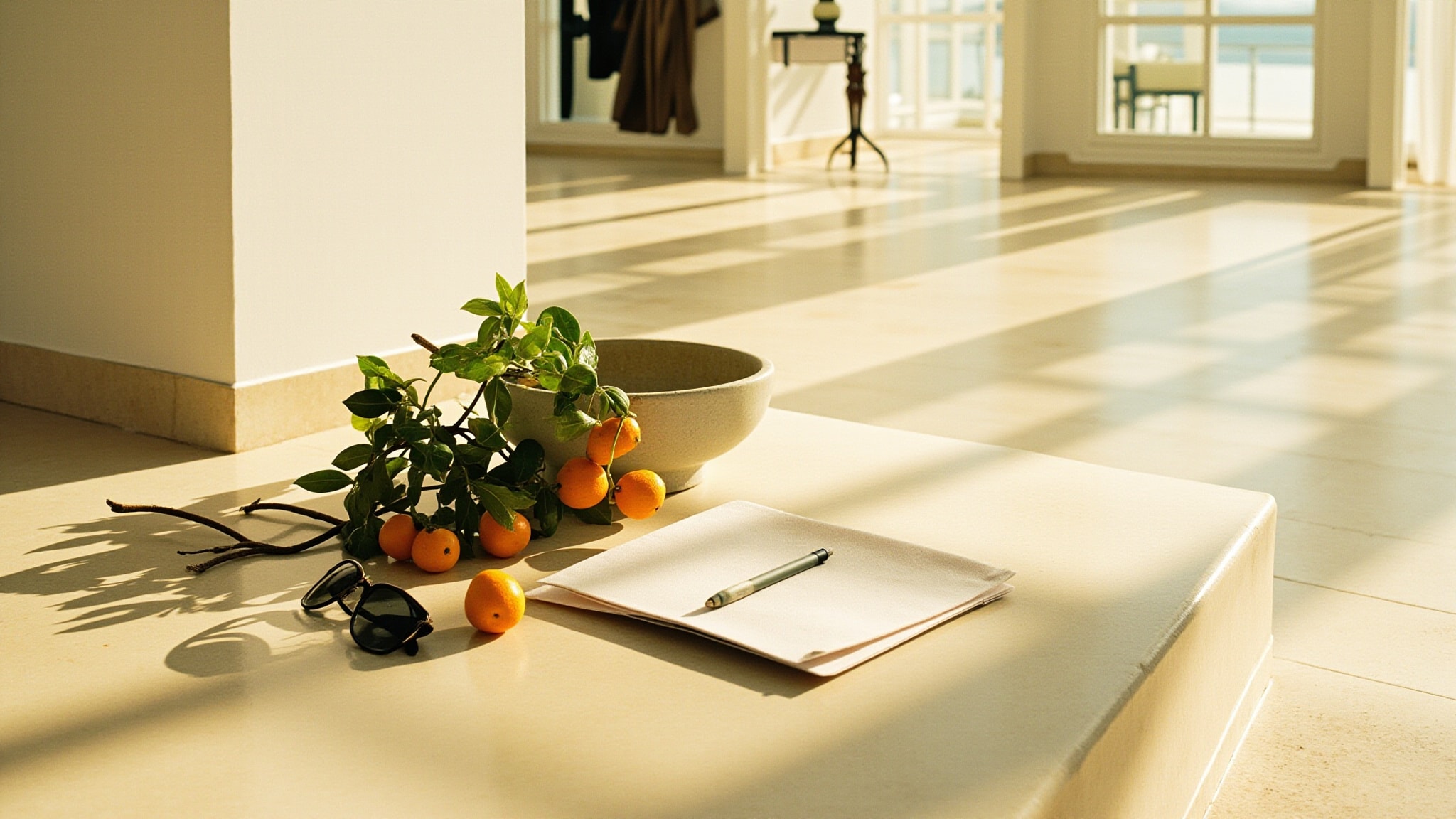 Profound Orange Wood by Angel Schlesser. Atmospheric mood