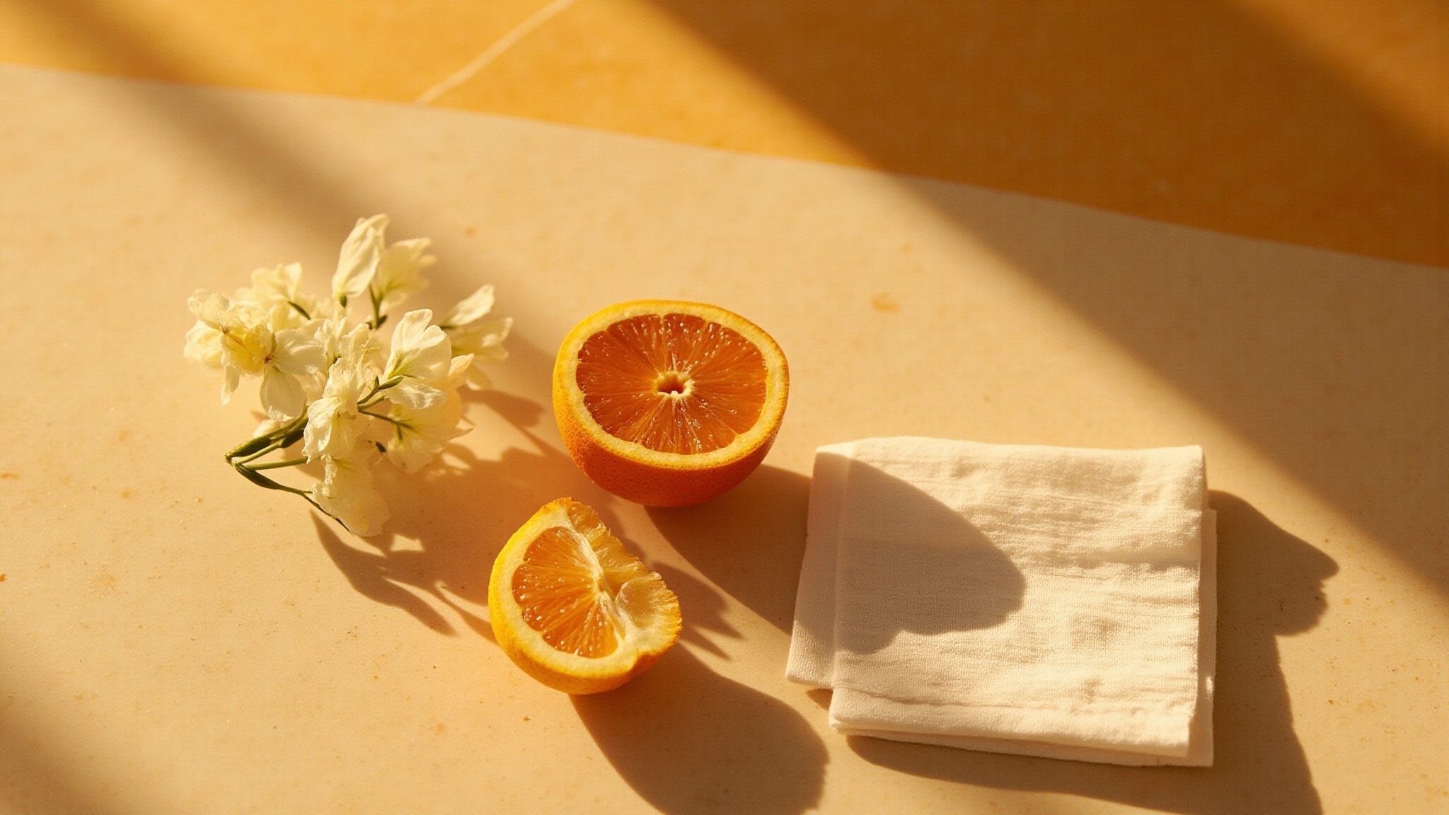 Splendid Orange Blossom by Angel Schlesser. Atmospheric mood