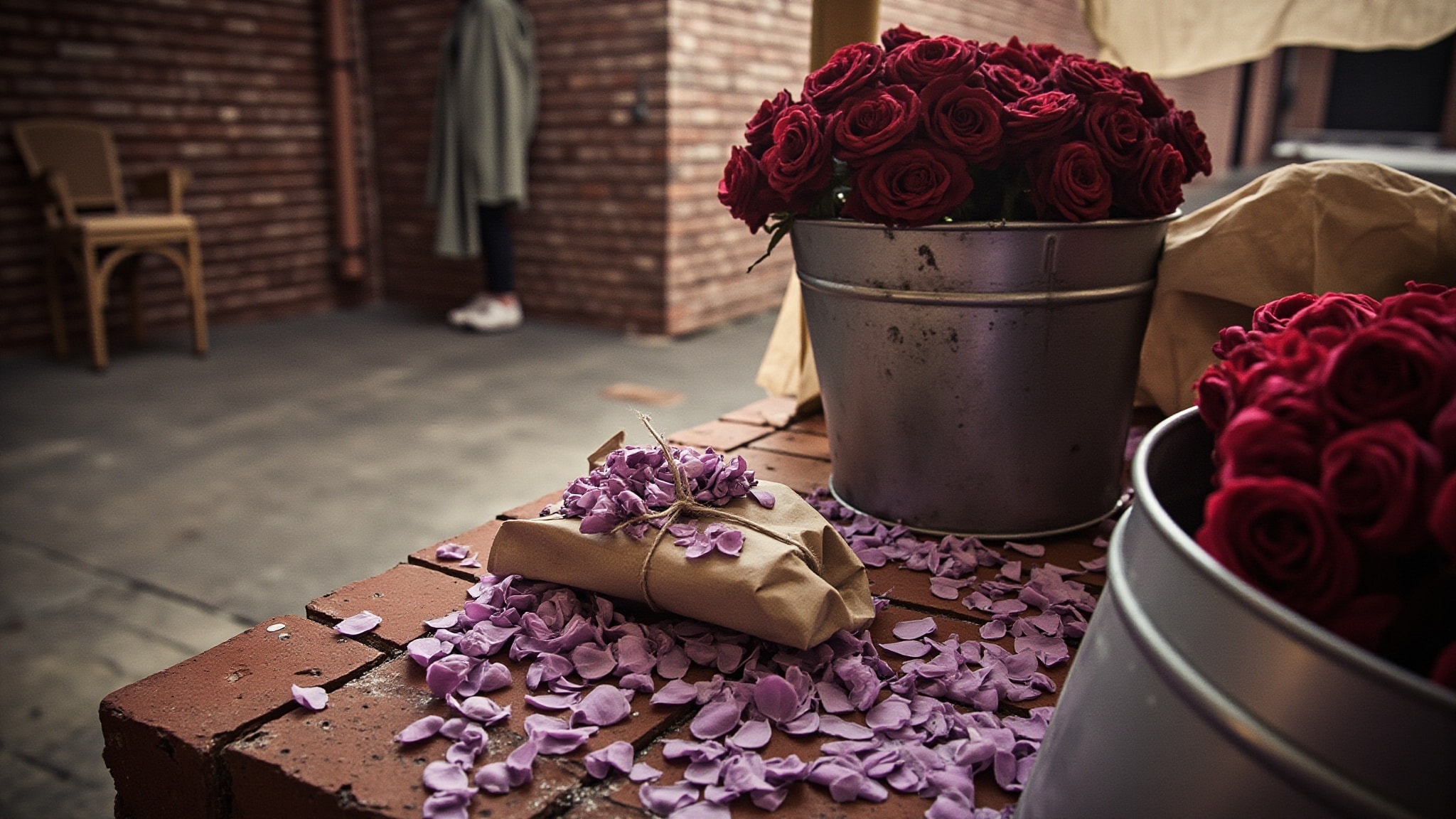 Columbia Rose by Angela Flanders. Atmospheric mood