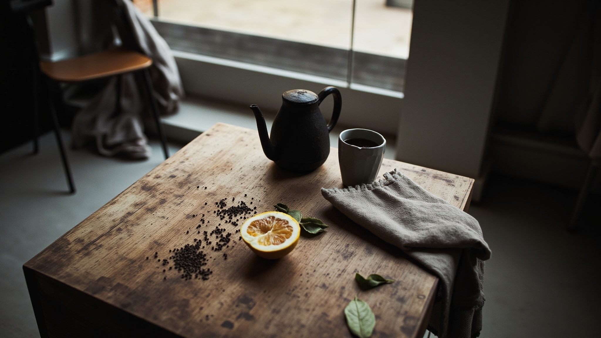 Earl Grey by Angela Flanders. Atmospheric mood
