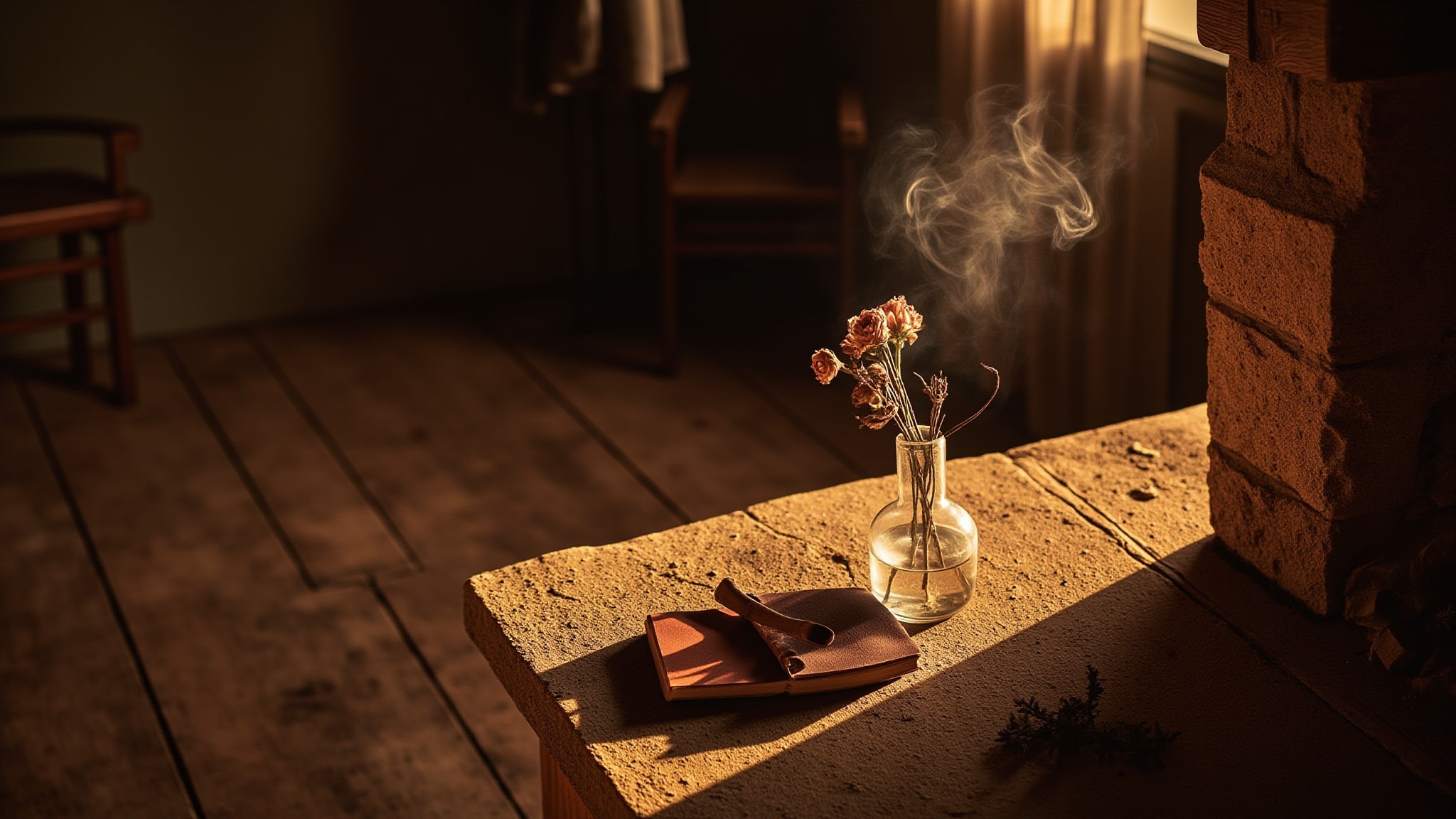 Another Kiss by the Fireside by 4160 Tuesdays. Atmospheric mood