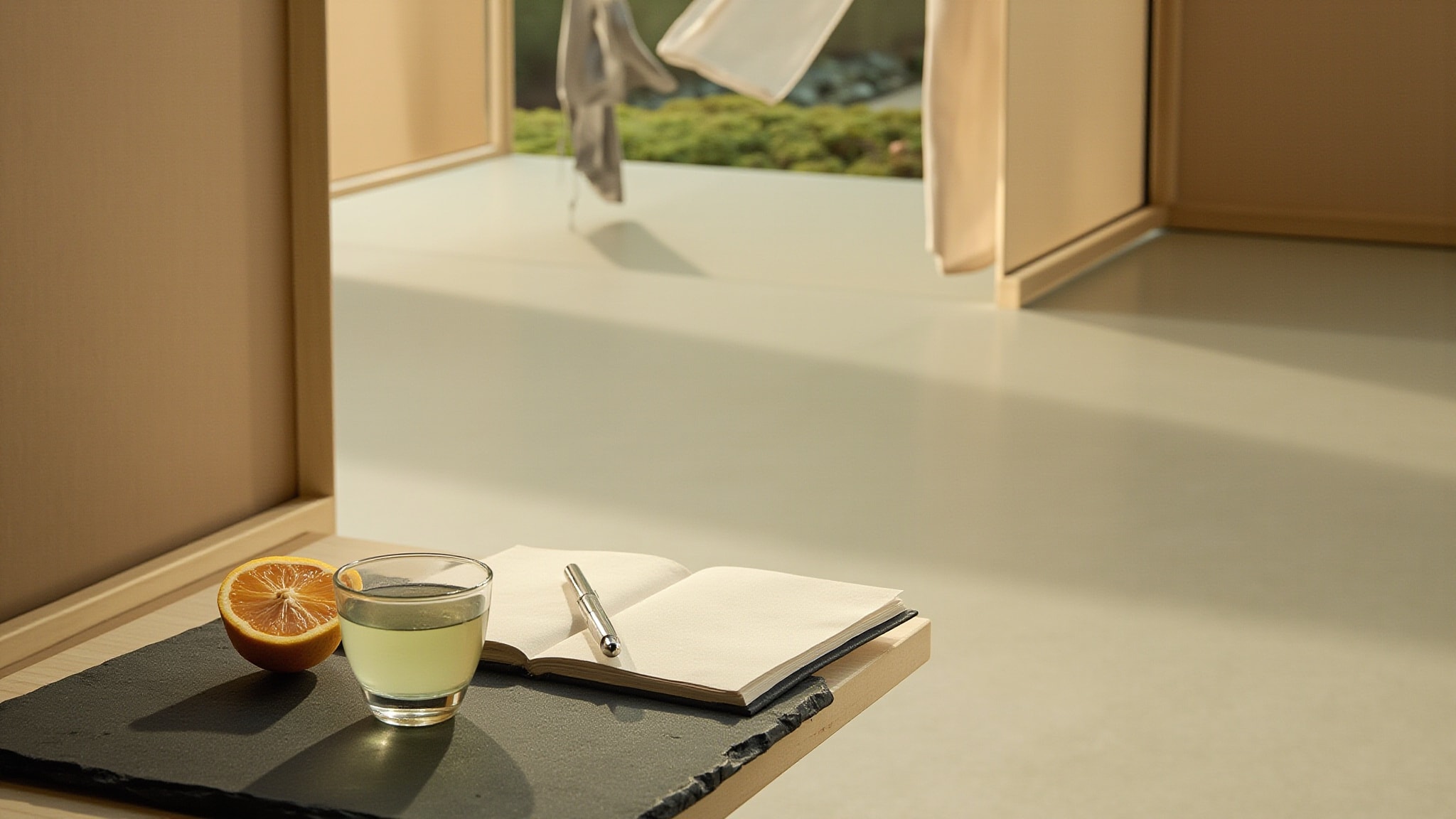 A Rather Novel Collection Hamarikyu Gardens by Marypierre by Anthropologie. Atmospheric mood