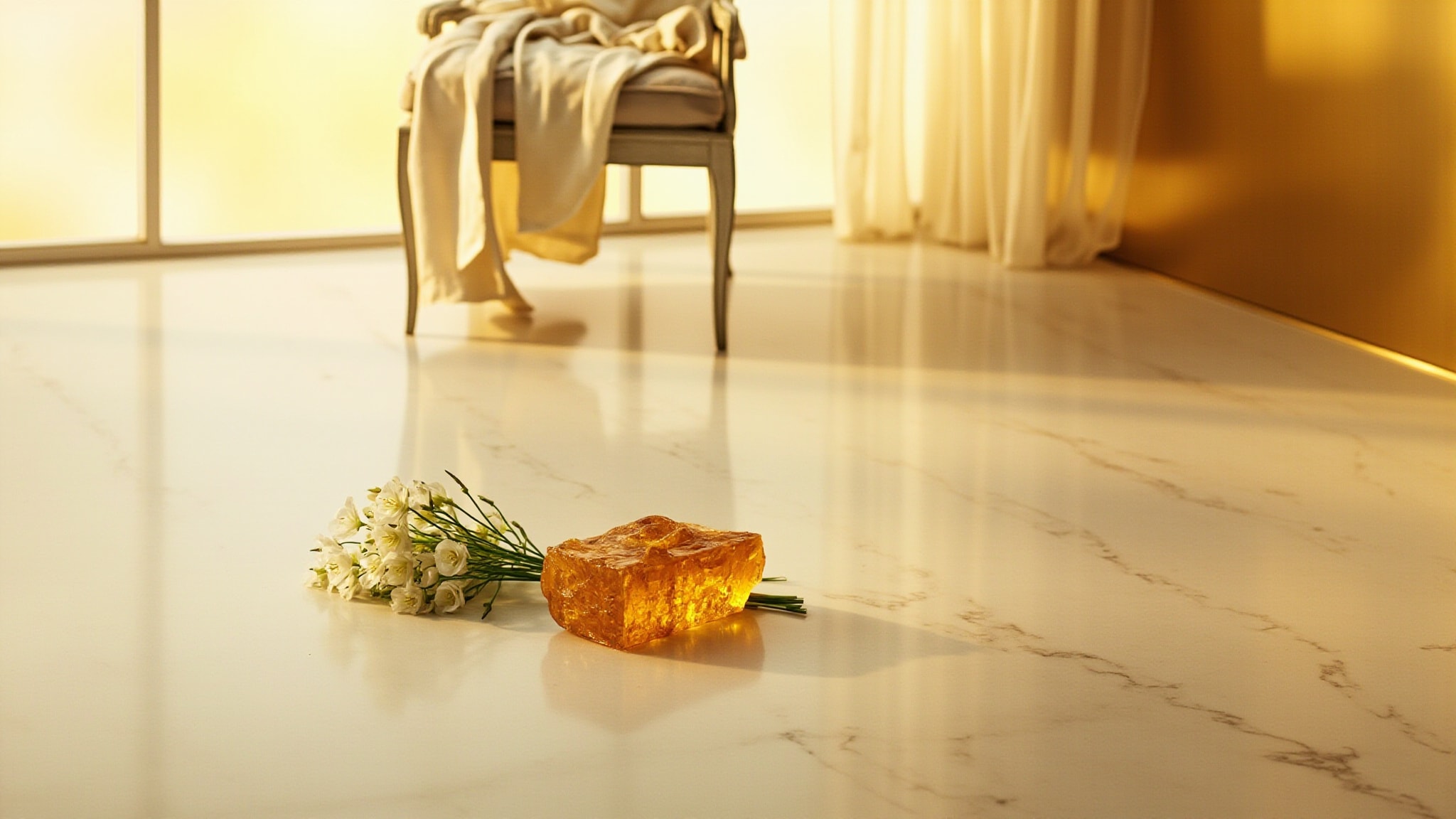 Fleur et Feuille de Jasmin by Antonio Visconti. Atmospheric mood