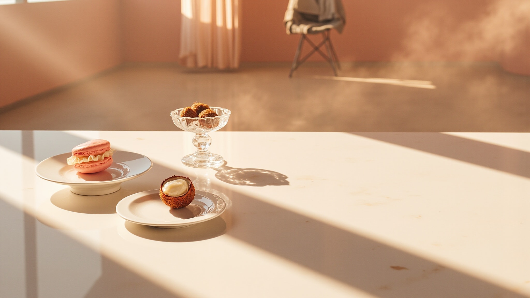 Berries Cream Macaron by Arabiyat Sugar. Atmospheric mood