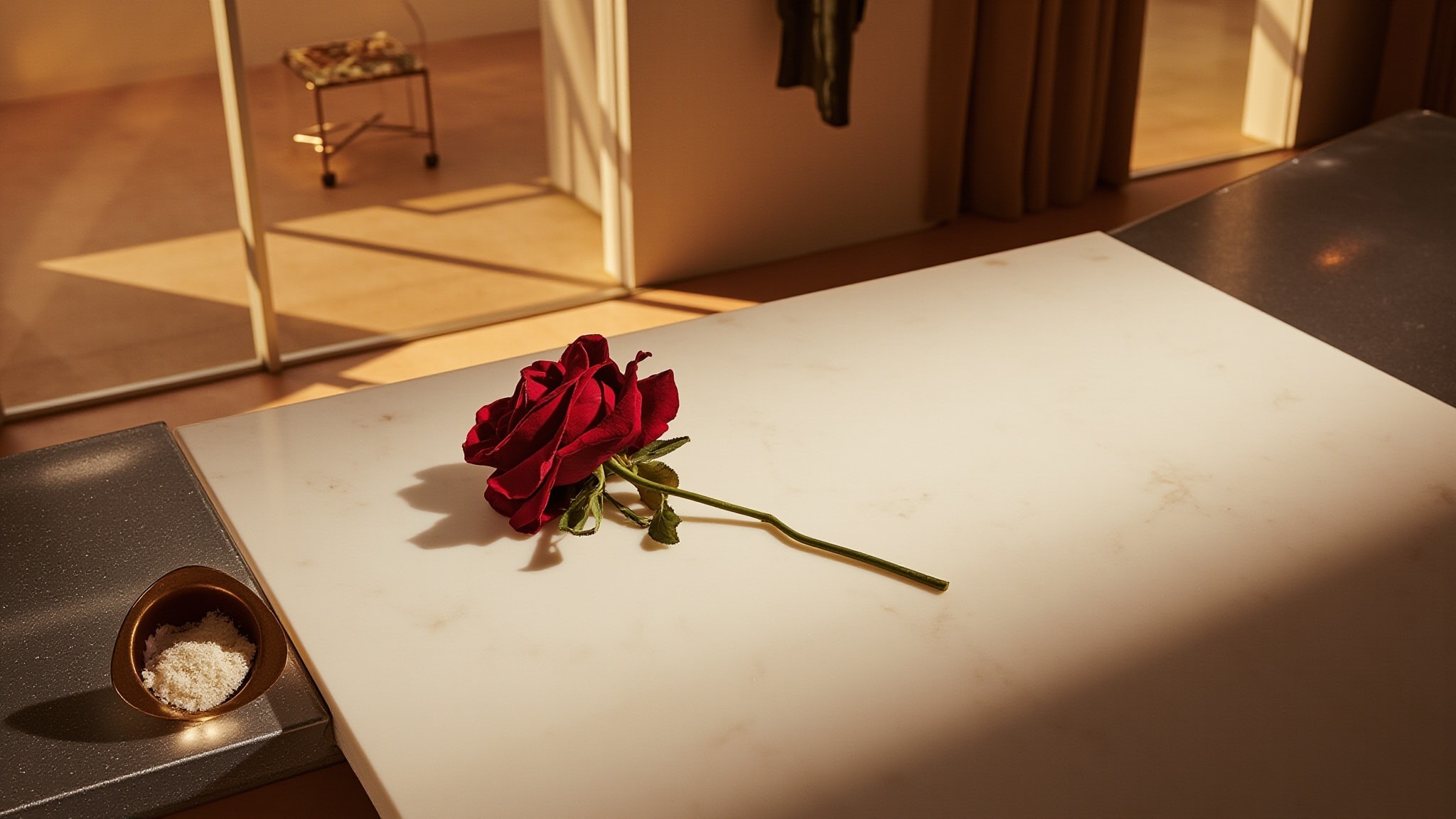 Perfume Calligraphy Rose by Aramis. Atmospheric mood